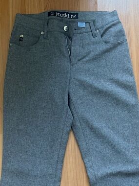 Mudd Women's Gray Boot-Cut Flare Pants